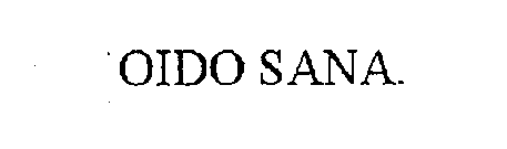Trademark Logo OIDO SANA