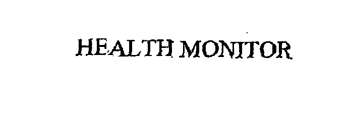 Trademark Logo HEALTH MONITOR