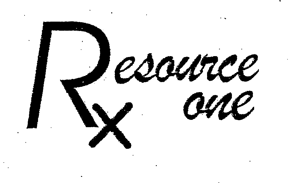 Trademark Logo RESOURCE ONE