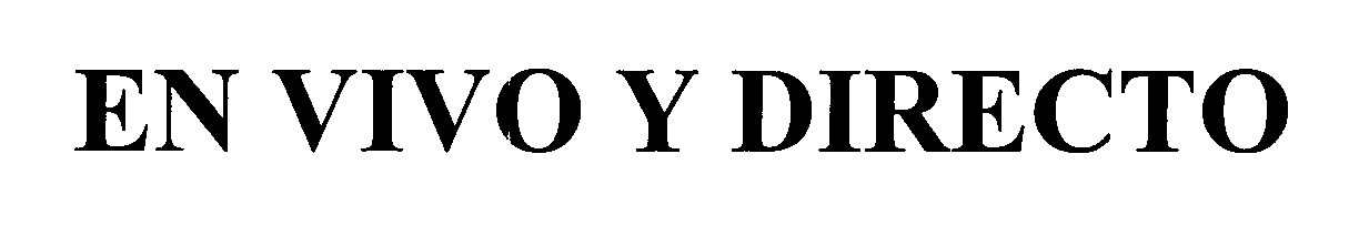 Trademark Logo EN VIVO Y DIRECTO
