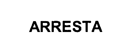 Trademark Logo ARRESTA