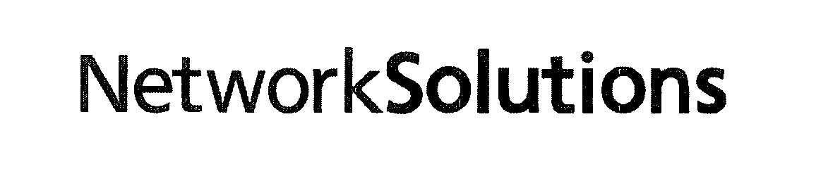 Trademark Logo NETWORKSOLUTIONS