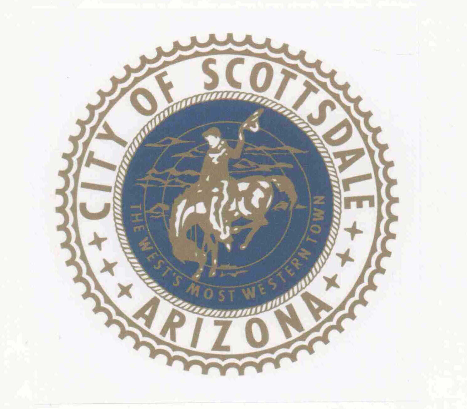 Trademark Logo CITY OF SCOTTSDALE ARIZONA THE WEST'S MOST WESTERN TOWN