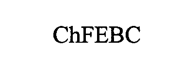 Trademark Logo CHFEBC