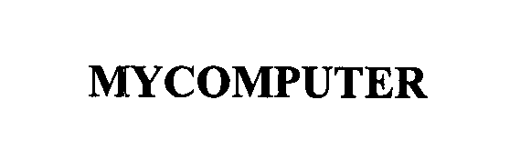 Trademark Logo MYCOMPUTER