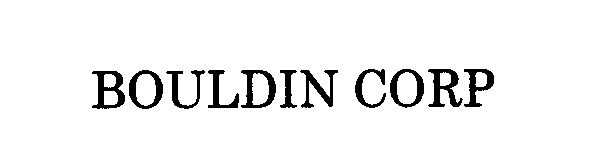 Trademark Logo BOULDIN CORP