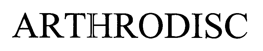 Trademark Logo ARTHRODISC