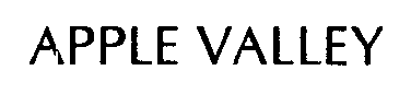 Trademark Logo APPLE VALLEY