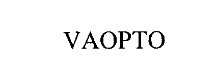 Trademark Logo VAOPTO