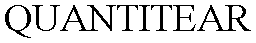 Trademark Logo QUANTITEAR