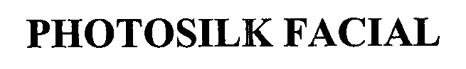 Trademark Logo PHOTOSILK FACIAL