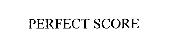 Trademark Logo PERFECT SCORE