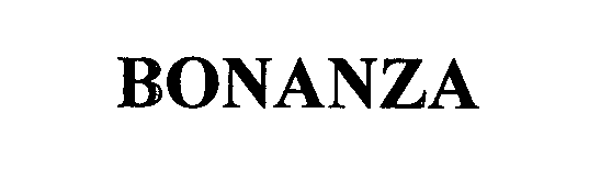 Trademark Logo BONANZA