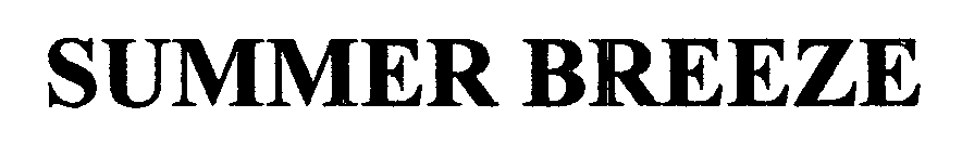 Trademark Logo SUMMER BREEZE