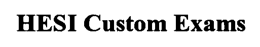 Trademark Logo HESI CUSTOM EXAMS