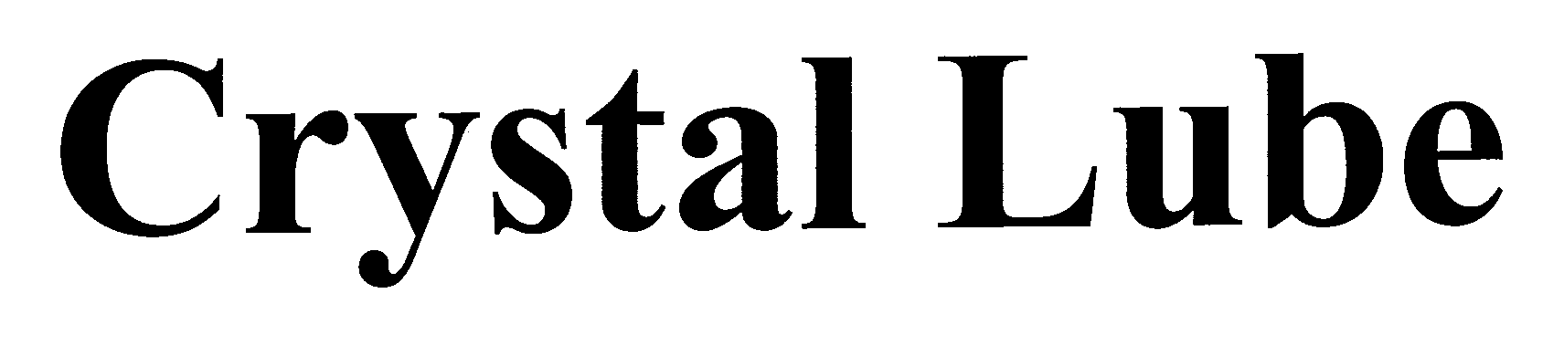 Trademark Logo CRYSTAL LUBE