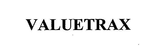 Trademark Logo VALUETRAX