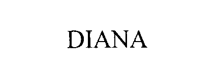 Trademark Logo DIANA