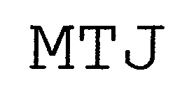 Trademark Logo MTJ