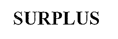 Trademark Logo SURPLUS