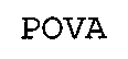Trademark Logo POVA