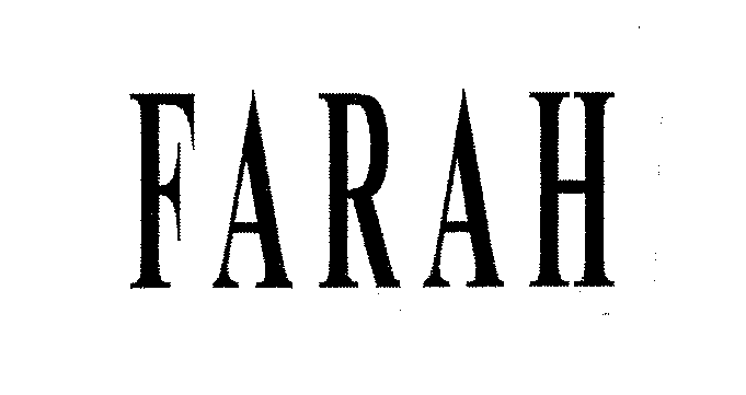 Trademark Logo FARAH