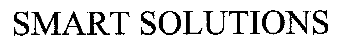 Trademark Logo SMART SOLUTIONS