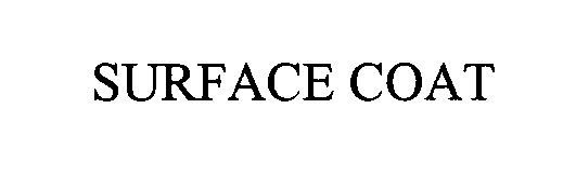 Trademark Logo SURFACE COAT