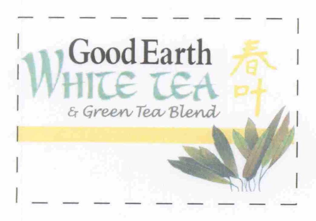  GOOD EARTH WHITE TEA &amp; GREEN TEA BLEND