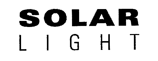 Trademark Logo SOLAR LIGHT
