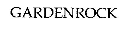 Trademark Logo GARDENROCK