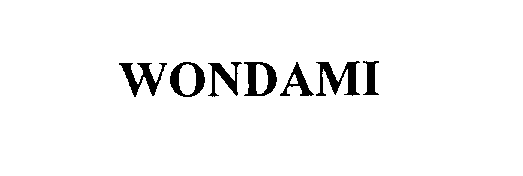 Trademark Logo WONDAMI