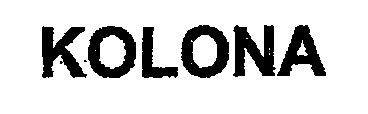 Trademark Logo KOLONA