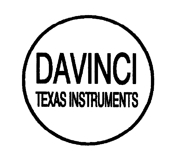 Trademark Logo DAVINCI TEXAS INSTRUMENTS