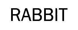 Trademark Logo RABBIT