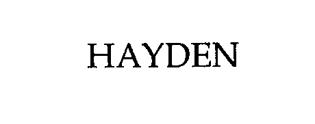 HAYDEN