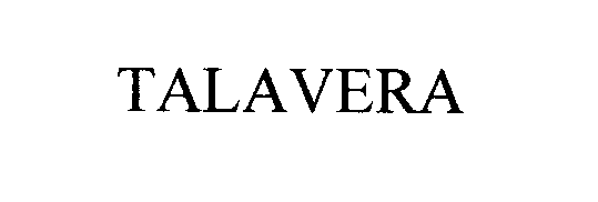 Trademark Logo TALAVERA