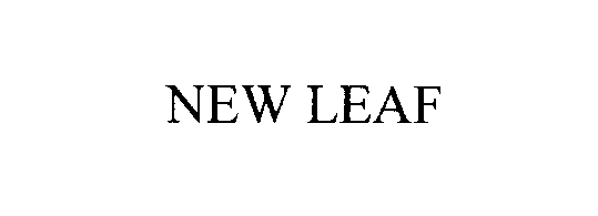 Trademark Logo NEW LEAF