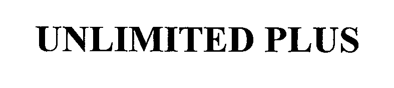 Trademark Logo UNLIMITED PLUS