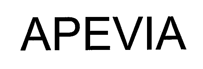 Trademark Logo APEVIA