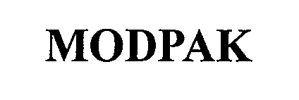 Trademark Logo MODPAK