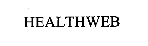 Trademark Logo HEALTHWEB