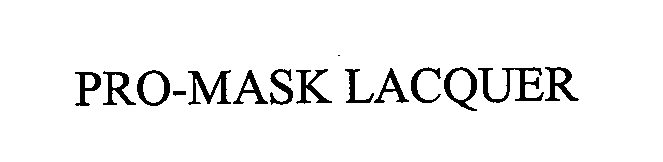Trademark Logo PRO-MASK LACQUER