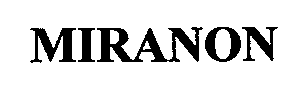 Trademark Logo MIRANON
