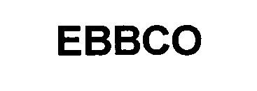 Trademark Logo EBBCO