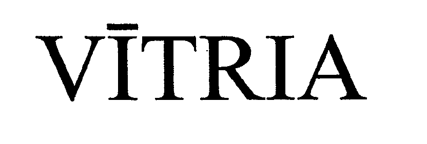 Trademark Logo VITRIA