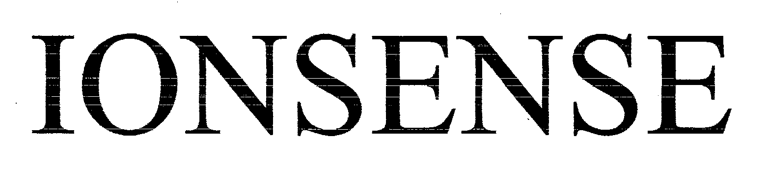 Trademark Logo IONSENSE
