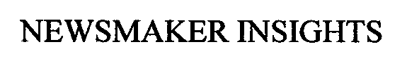 Trademark Logo NEWSMAKER INSIGHTS