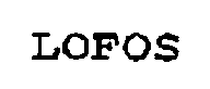 Trademark Logo LOFOS