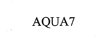 Trademark Logo AQUA7